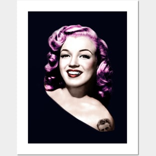 Rockabilly Marilyn Posters and Art